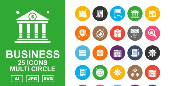 Набор иконок на тему business