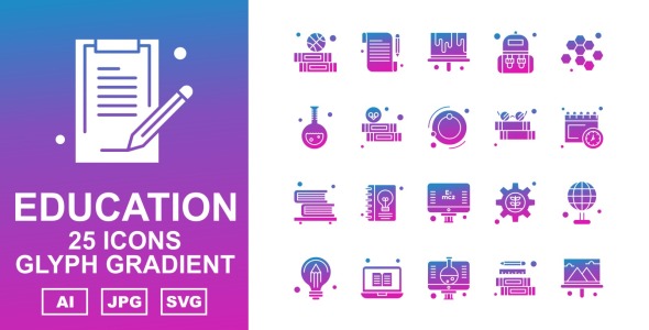 Набор иконок на тему science