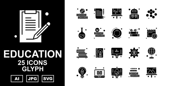 Набор иконок на тему science