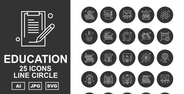 Набор иконок на тему science