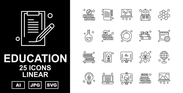 Набор иконок на тему science