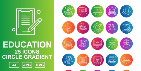 Набор иконок на тему science