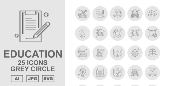 Набор иконок на тему science