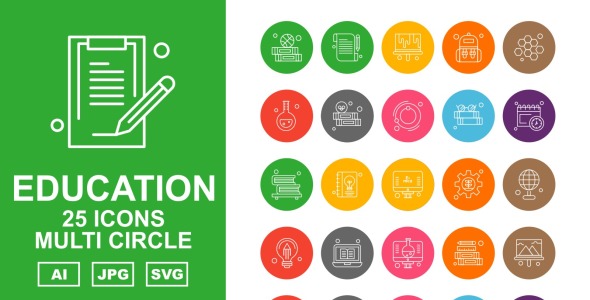 Набор иконок на тему science