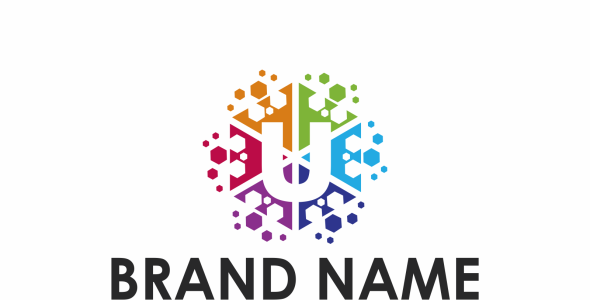 Шаблон логотипа на тему графика