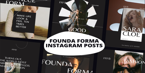 Шаблон для соцсетей на тему графика