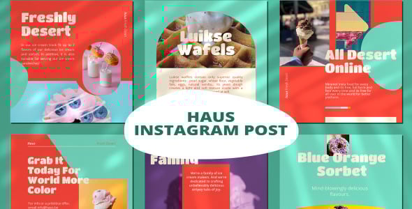 Шаблон для соцсетей на тему графика