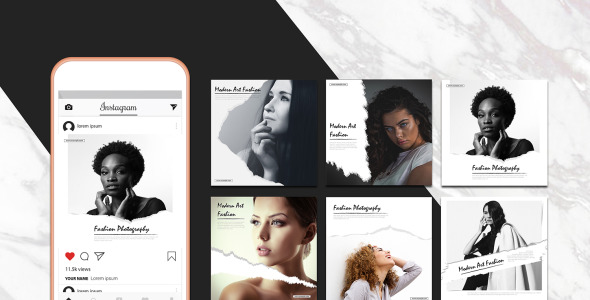 Шаблон для соцсетей на тему графика