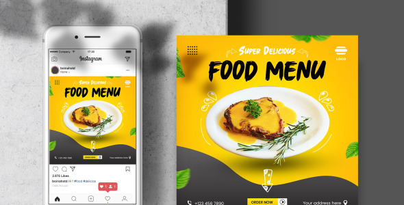 Шаблон для соцсетей на тему графика