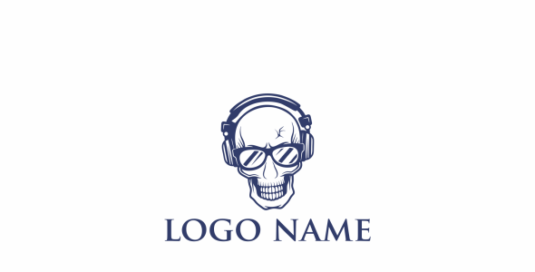 Шаблон логотипа на тему графика