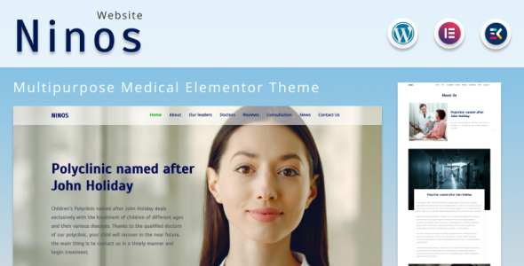 многофункциональный медицинский сайт elementor wordpress тема