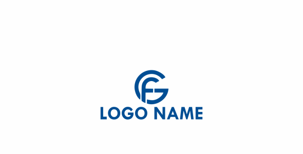 Шаблон логотипа на тему графика