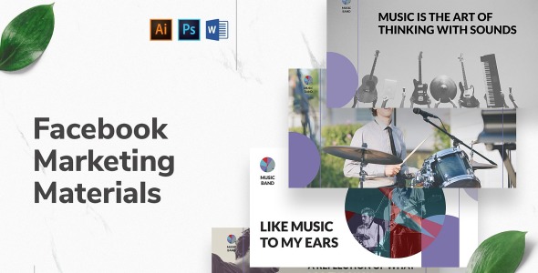 Шаблон для соцсетей на тему графика