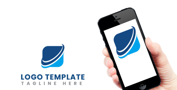 Шаблон логотипа на тему графика