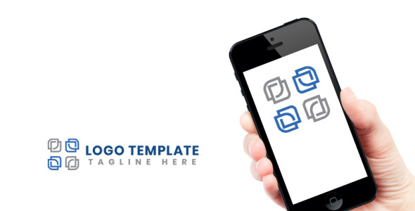 Шаблон логотипа на тему графика