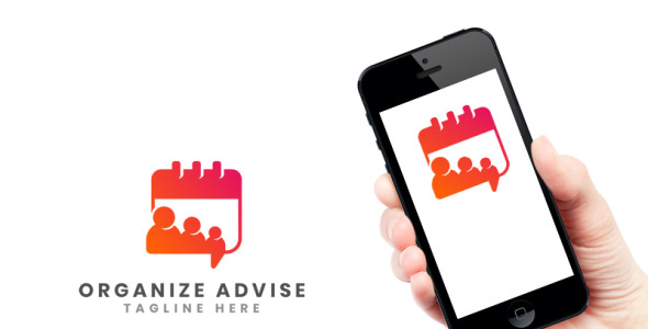 Шаблон логотипа на тему графика