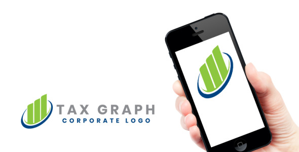 Шаблон логотипа на тему графика