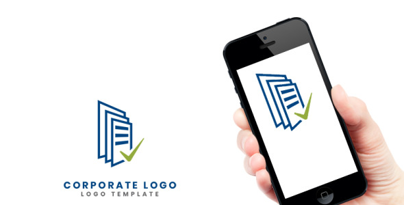 Шаблон логотипа на тему графика