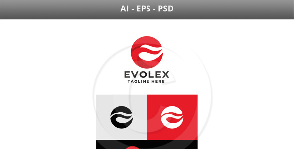 Шаблон логотипа на тему графика