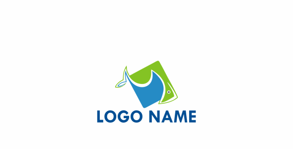 Шаблон логотипа на тему графика