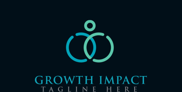 Шаблон логотипа на тему графика