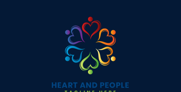 Шаблон логотипа на тему графика