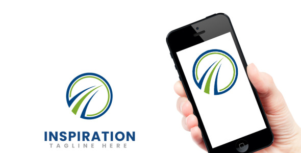 Шаблон логотипа на тему графика