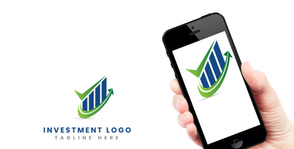 Шаблон логотипа на тему графика