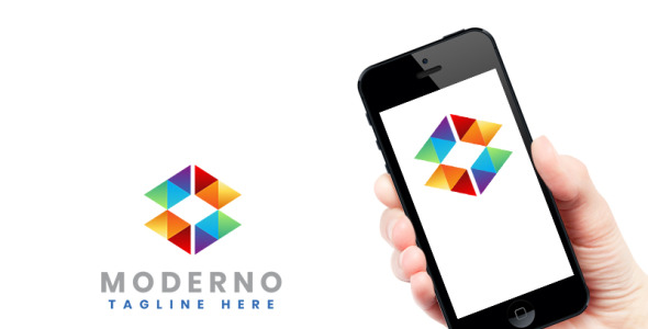 Шаблон логотипа на тему графика