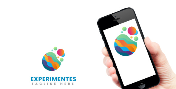 Шаблон логотипа на тему графика