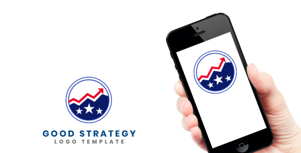 Шаблон логотипа на тему графика