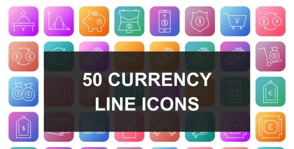 Набор иконок на тему финансы