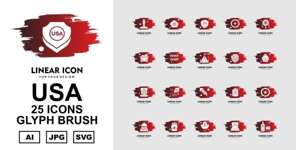 Набор иконок на тему culture