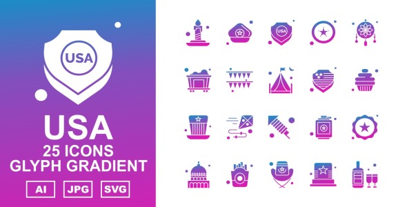 Набор иконок на тему culture