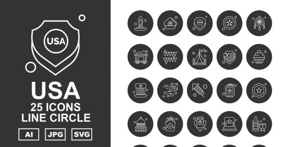 Набор иконок на тему culture