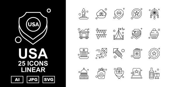 Набор иконок на тему culture