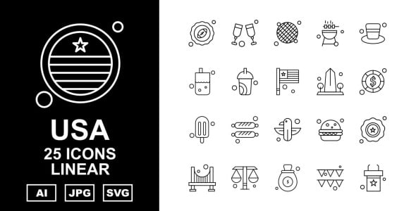 Набор иконок на тему flags