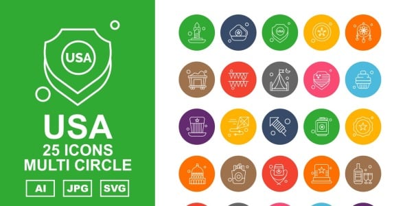 Набор иконок на тему culture