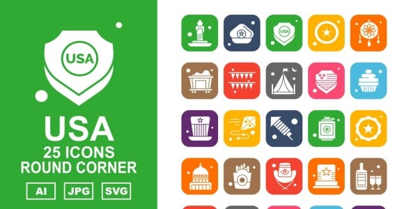 Набор иконок на тему culture