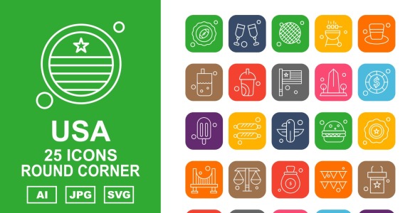 Набор иконок на тему flags