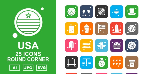 Набор иконок на тему flags