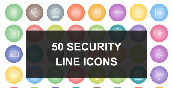 Набор иконок на тему security