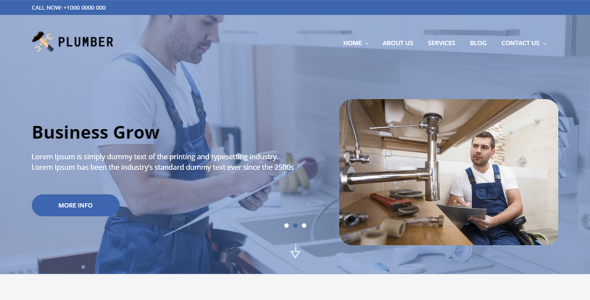 Plumber WordPress Theme