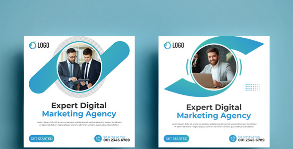 Шаблон для соцсетей на тему графика