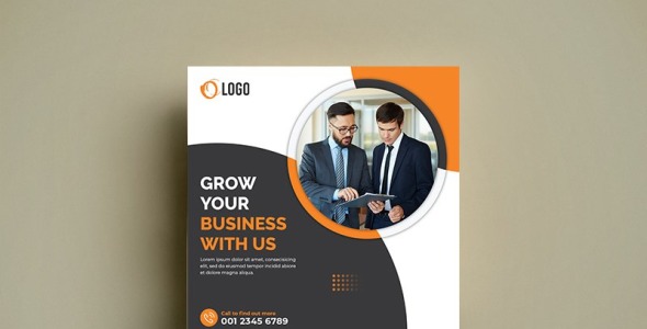 Шаблон для соцсетей на тему графика