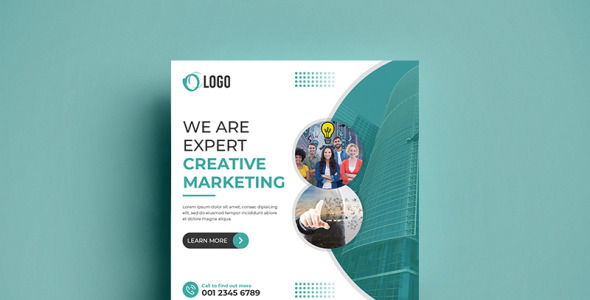 Шаблон для соцсетей на тему графика