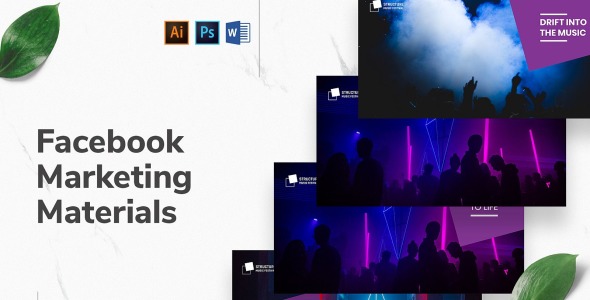 Шаблон для соцсетей на тему графика