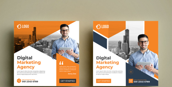 Шаблон для соцсетей на тему графика