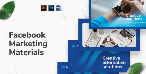 Шаблон для соцсетей на тему графика