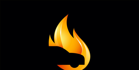 Шаблон логотипа на тему графика